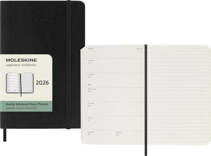 Produktbild Moleskine Taschenagenda (9 x 14 cm, Englisch)