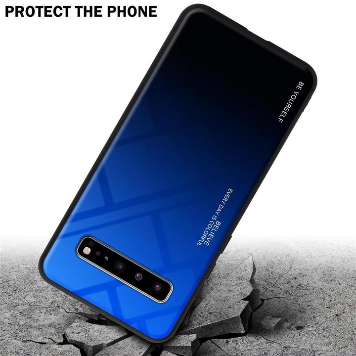 Actual product image Cadorabo TPU 2 colors glass cover (Samsung Galaxy S10 5G)