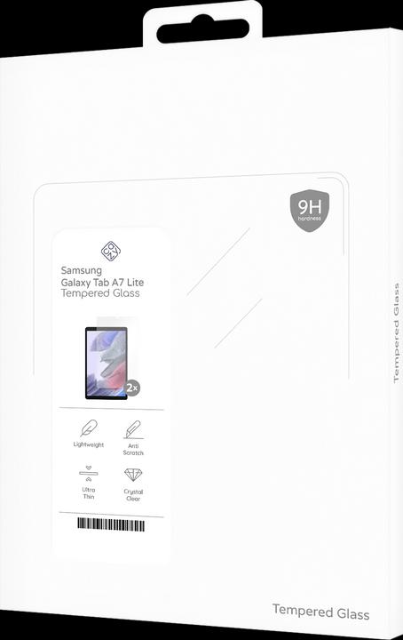 Produktbild Cazy Schutzglass Kompatibel mit Samsung Galaxy Tab A7 Lite Displayschutz Tempered Glass - 2 Stück (2 Stück, Galaxy Tab A7 Lite)