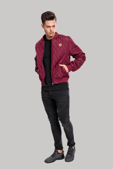 Actual product image Urban Classics Diamond Quilt Nylon Jacket (L)