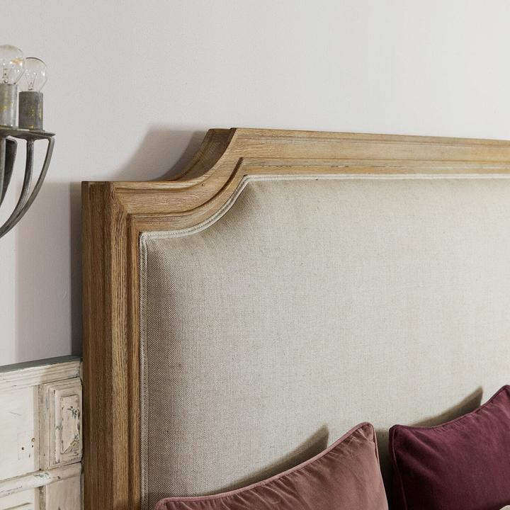 Actual product image Loberon Bed Catham antique beige (180 x 200 cm)