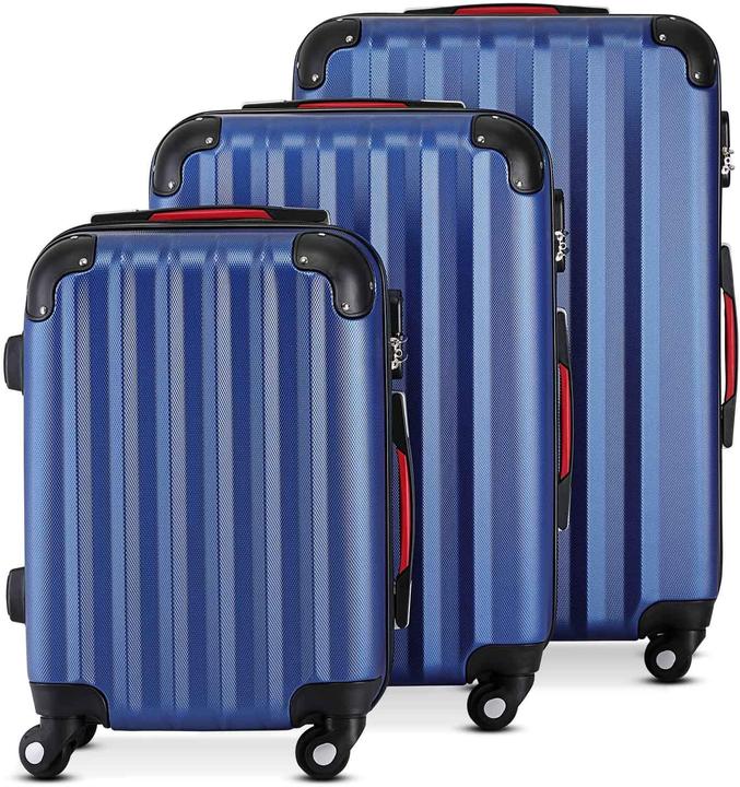 Actual product image Monzana Suitcase set (89 l, Hand luggage (up to 50 litres), M (50 - 90l), L (90 - 115l))