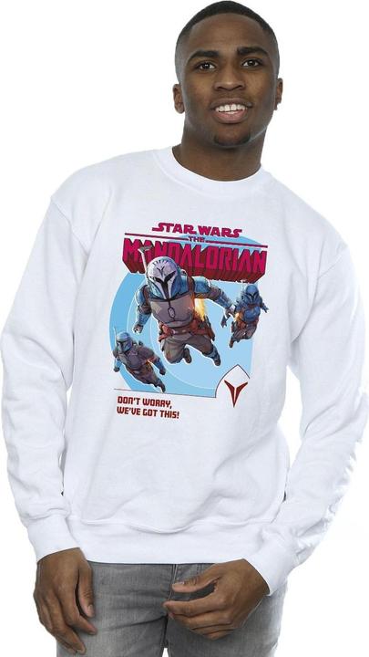 Actual product image Star Wars Mens The Mandalorian We've Got This Sweatshirt (XL)