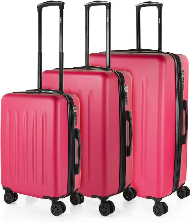 Produktbild Skpat 3-teiliges Hartschalenkoffer-Set (97 l, Handgepäck (bis 50l), M (50 - 90l), L (90 - 115l))