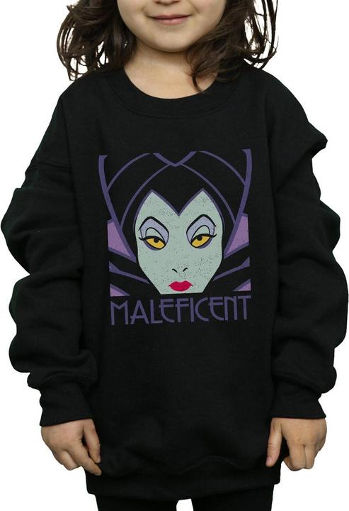 Immagine prodotto Disney Maleficent Cropped Head Felpa Ragazze (152, 158)