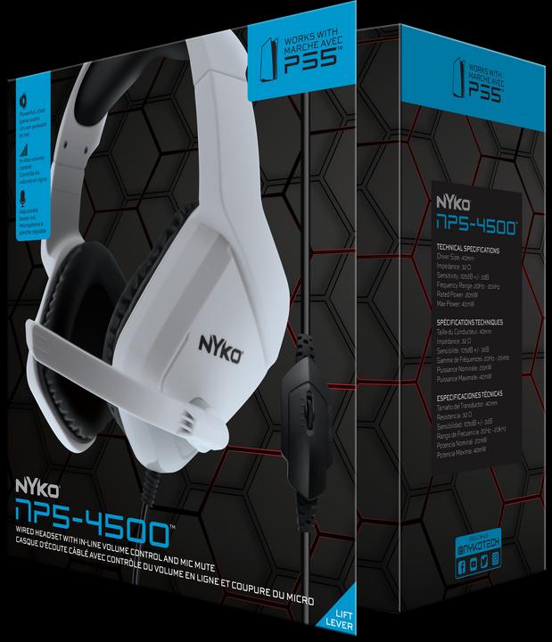 Actual product image Nyko Np5-4500 Wired Headset For Ps5