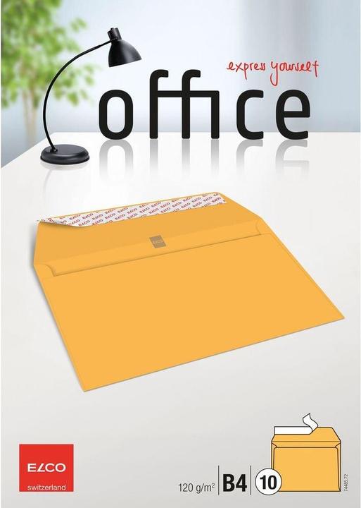 Image du produit Elco Banc jaune de bureau en petit paquet (B4, 10 x)