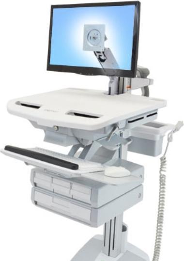 Immagine prodotto Ergotron Carrello per display LCD/tastiera/mouse/CPU/notebook/scanner di codici a barre (architettura aperta