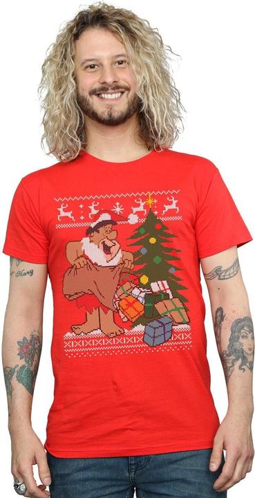 Produktbild The Flintstones Christmas Fair Isle TShirt (3XL)