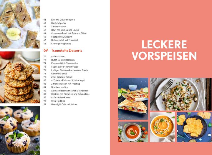 Image du produit Die besten Kochrezepte: Schnell & einfach (Allemand, recettes de cuisine, 2023)