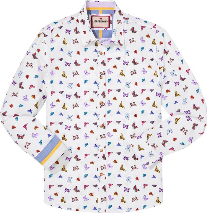 Produktbild Joe Browns Butterfly Print Contrast Trim Shirt (S)