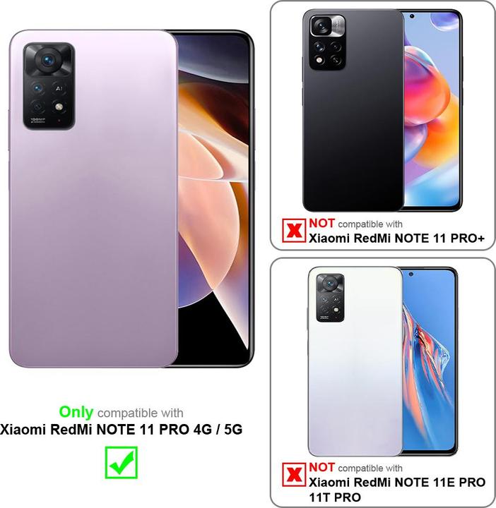 Produktbild Cadorabo Handykette für Xiaomi RedMi NOTE 11 PRO 4G / 5G Necklace Hülle mit verstellbarem Kordelband