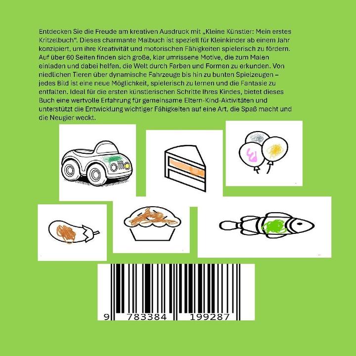 Produktbild Kleine Künstler: Mein erstes Kritzelbuch