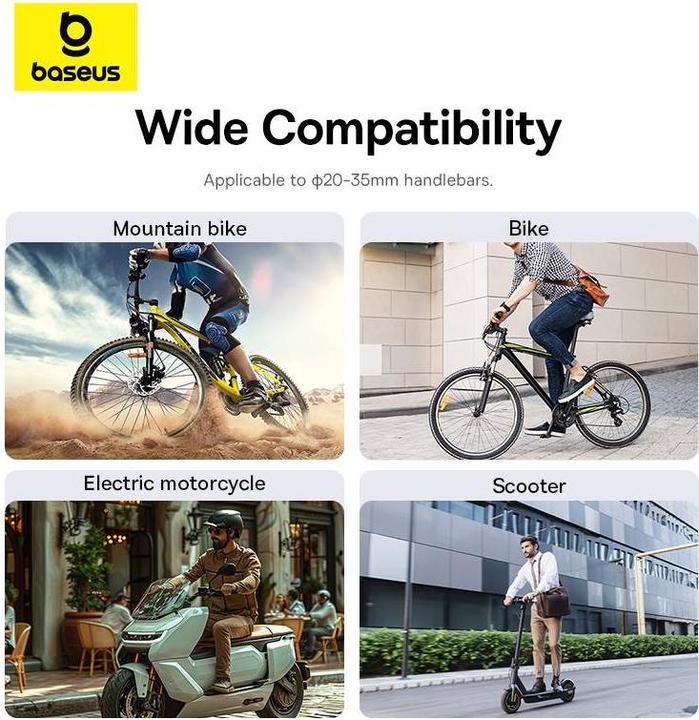 Image du produit Baseus PrimeTrip Series Support magnétique pour vélo