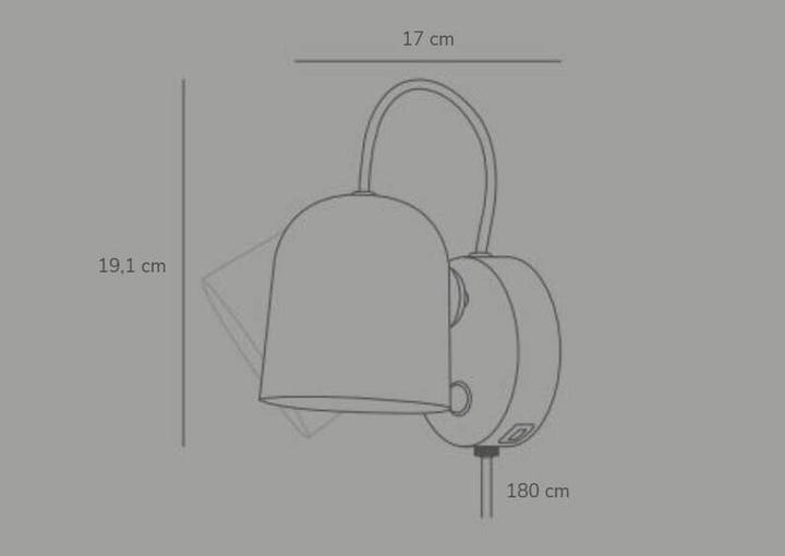 Actual product image Nordlux Wall lamp Angle 1x GU10, White (GU10)