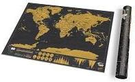 Actual product image Luckies Scratch Map (42 x 30 cm)
