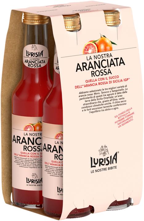 Immagine prodotto Lurisia Aranciata Rossa 4 x 0,275L (4 x 27,5 cl)