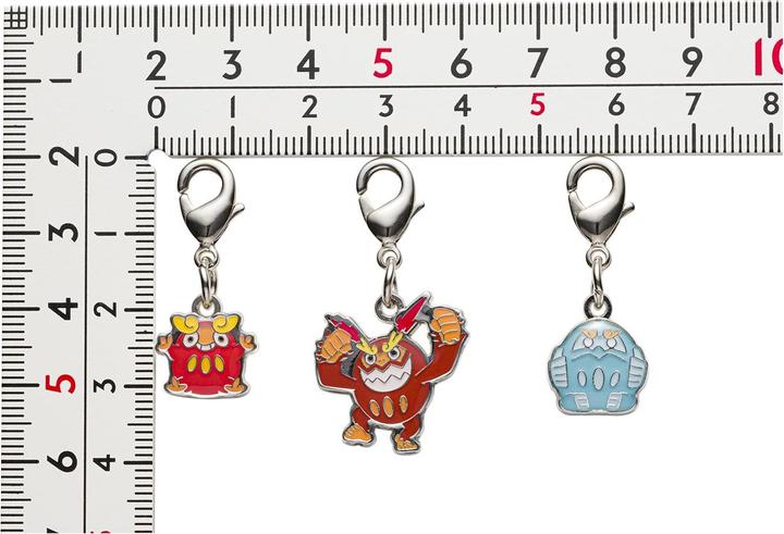 Actual product image Pokémon Pokemon Center - Darumaka, Darmanitan keychain - 3 pieces