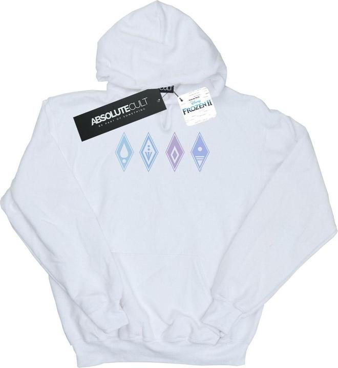 Image du produit Disney - Sweat à capuche FROZEN ELEMENTS SYMBOLS - Homme (XXL)