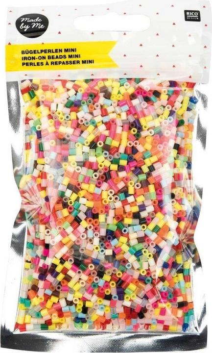 Produktbild Rico Bügelperlen Mini Mix, bunt, 2 x 5 mm, ca. 5000 Stück
