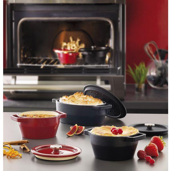 Produktbild Pyrex Slow Cook Bratentopf oval, mit Deckel, Länge: 330 mm, rot