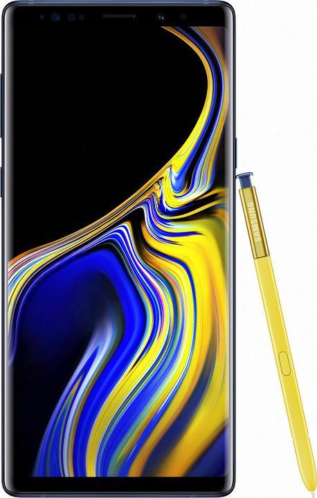 Actual product image Samsung Galaxy Note 9 EU (128 GB, Ocean Blue, 6.40", Hybrid Dual SIM, 12 Mpx, 4G)