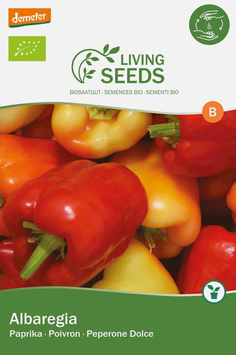 Produktbild Living Seeds Paprika, Albaregia (Gemüsesamen)