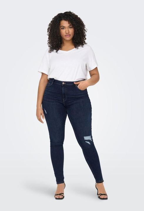 Actual product image Only Curvy CarLaola Life Skinny High Rise Jeans (46)