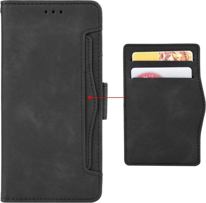 Immagine prodotto Cover-Discount iPhone 14 - Custodia con molti scomparti per carte di credito nera (Apple iPhone 14)