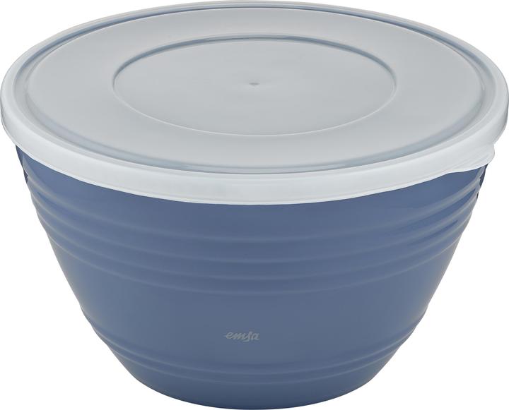 Emsa Prep&Bake Kunststoff-Rührschüssel blau m.D. 4,15L (4.15 l, 1 x)