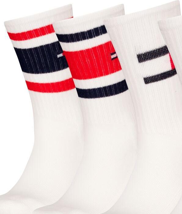 Immagine prodotto Tommy Hilfiger Th Kids Sock 4p Flag & Sport Stripe (confezione da 4, 27 - 30)