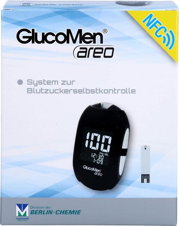 Actual product image Berlin-Chemie GlucoMen areo Set mg/dl, 1 pc (Test strips)