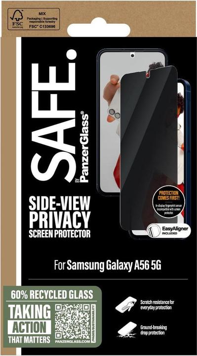 Image du produit PanzerGlass Safe By Privacy (1 pièce(s), Samsung Galaxy A56)