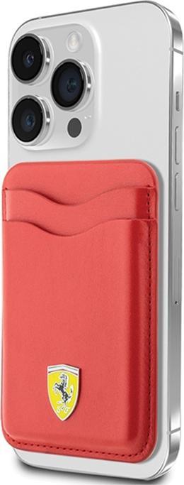 Image du produit Ferrari Portefeuille Card Slot FEWCMRSIR czerwony/red MagSafe Leather 2023 Collection