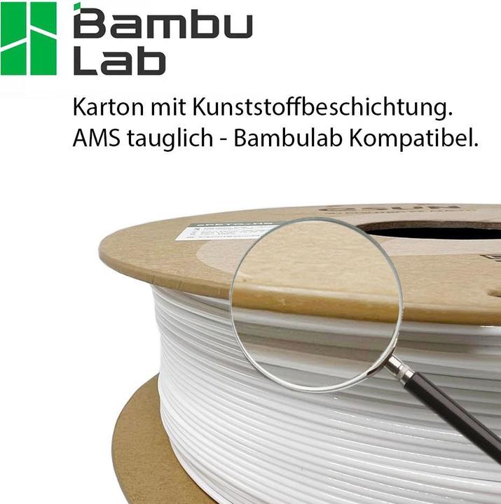 Produktbild eSUN ePLA-Silk Candy Silber-Schwarz Filament 1.75mm 1Kg (PLA+, 1.75 mm, 1000 g, Mehrfarbig)