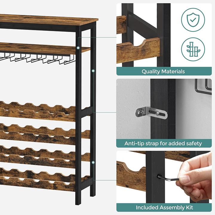 Actual product image Songmics Wine rack (30 x 66 x 100 cm)