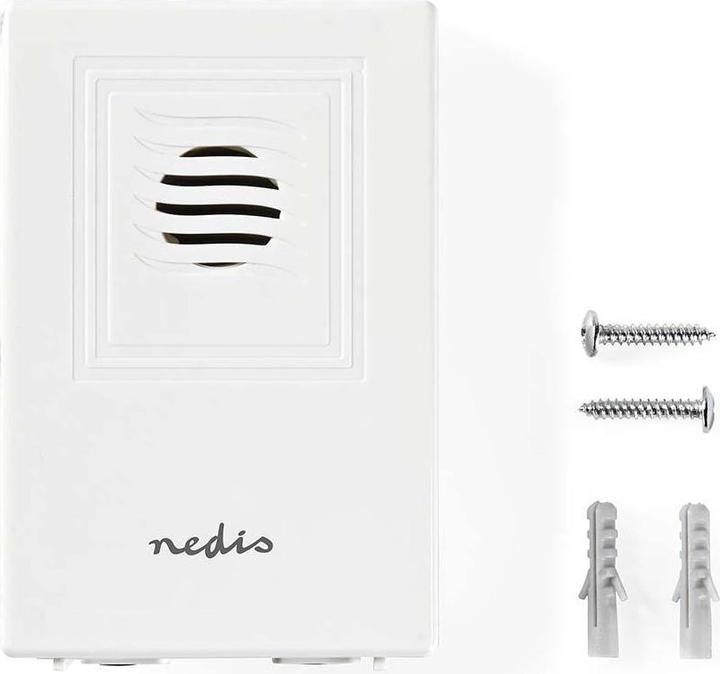 Image du produit Nedis Détecteur de mouvement SmartLife | Wi-Fi | Fonctionnement sur piles / alimentation secteur | Angle