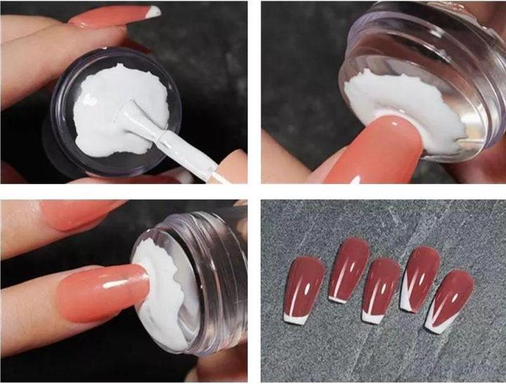Image du produit JTI Tampon à ongles transparent pour la manucure (Tampons pour les ongles, Transparent)