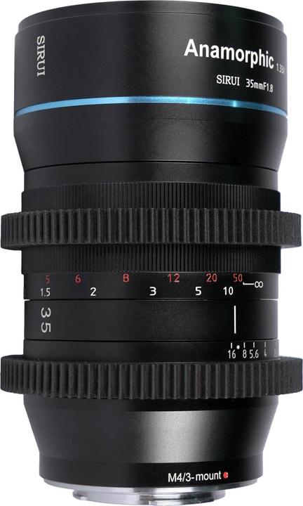 Produktbild Sirui 35mm F1.8 Anamorphic, MFT Mount (Micro Four Thirds, Micro Four Thirds)