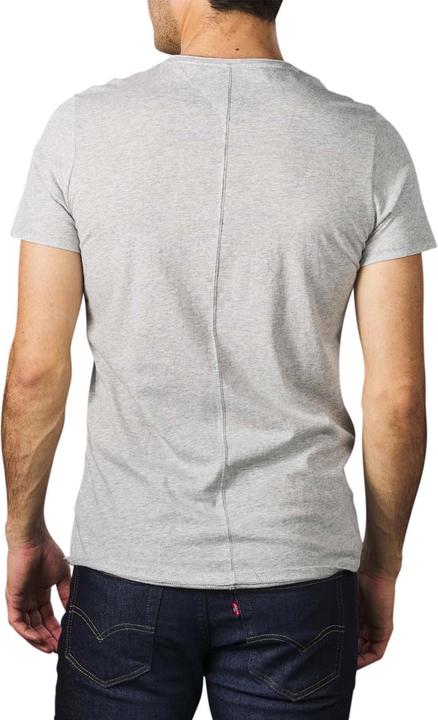 Actual product image Tommy Hilfiger Slim Jaspe V Neck light grey (XXL)