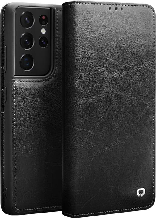Immagine prodotto QiAlino Fourre Flip cuir véritable (Samsung Galaxy S23 Ultra)