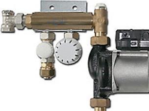 Produktbild Pettinaroli mini shunt 1 kreds - UPM2-2 pumpe. 20 mm PEX koblinger