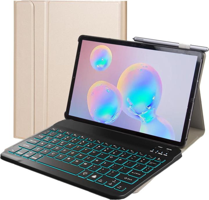 Produktbild Lobwerk 2in1 Bluetooth Tastatur und Cover für Samsung Galaxy Tab S6 Lite SM-P610 SM-P615 Case Schutz Hülle G (X)