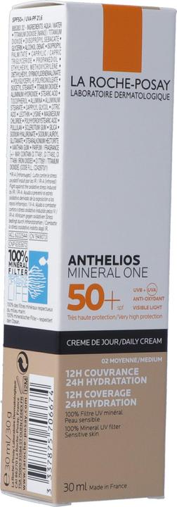 Produktbild La Roche Posay Anthelios Mineral One #02 Medium (Sonnencreme Gesicht, SPF 50+, 30 ml, 50 g)
