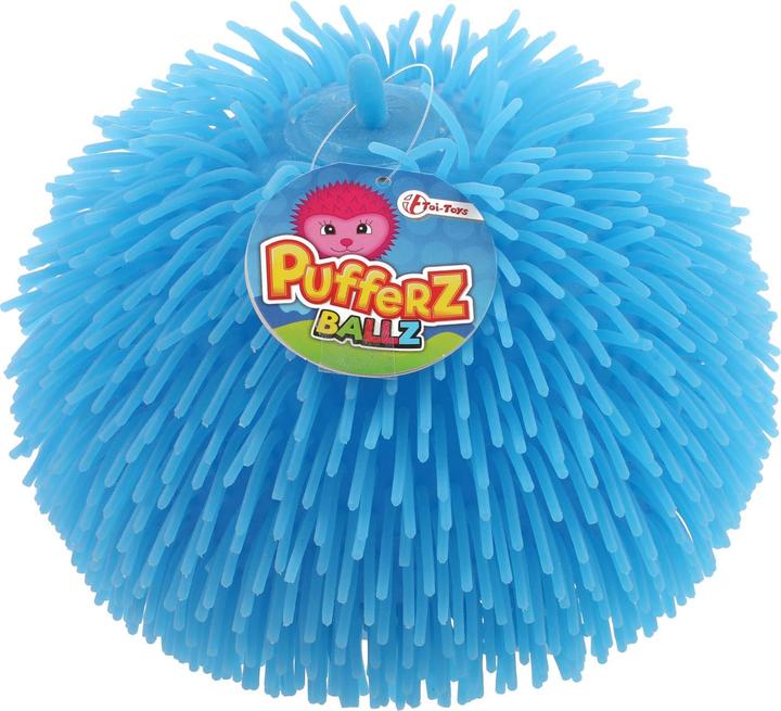 Toi-Toys Pufferz Pufferball Blau, 23cm