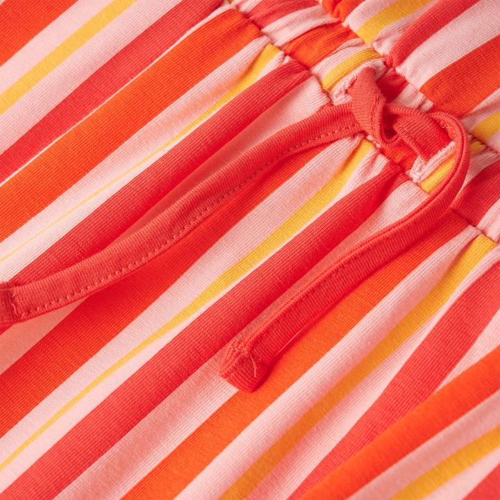 Produktbild VidaXL Kinderkleid mit Kordelzug Rosa und Rot 116,Material: 95 (116)