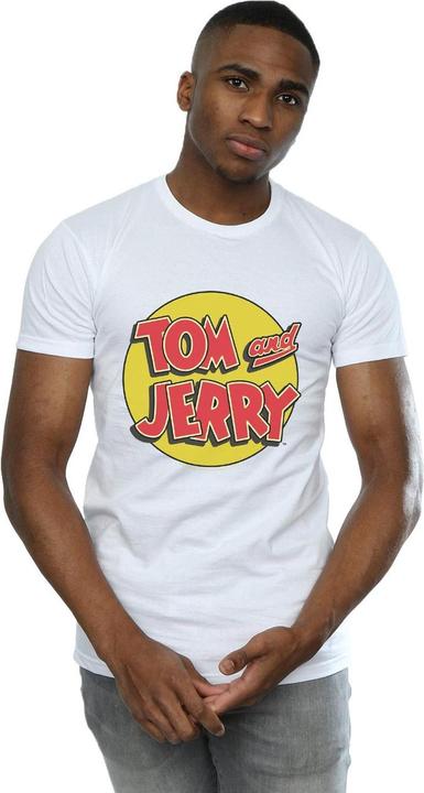 Immagine prodotto Tom & Jerry Circle Logo Maglietta Uomo (XL)