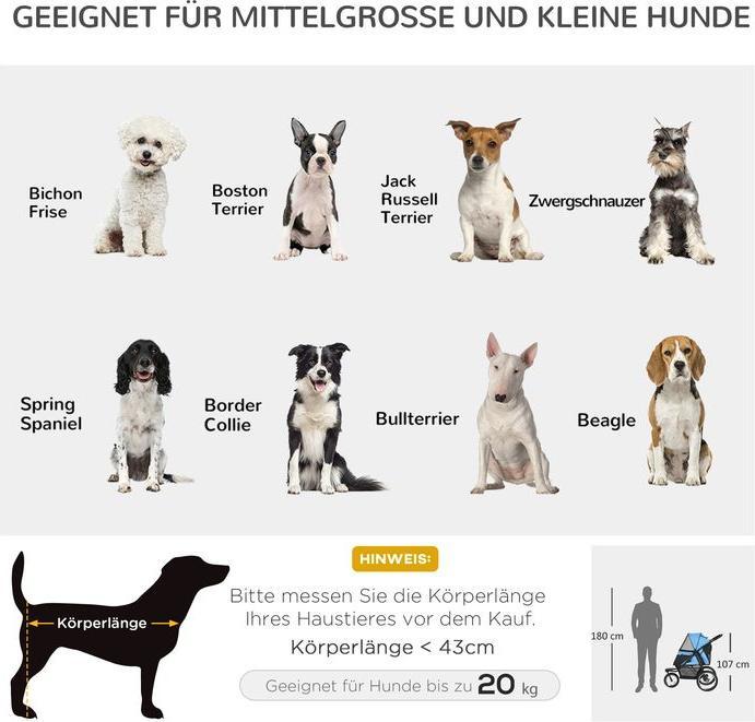 Actual product image PawHut Dog buggy (Dog, Foldable)