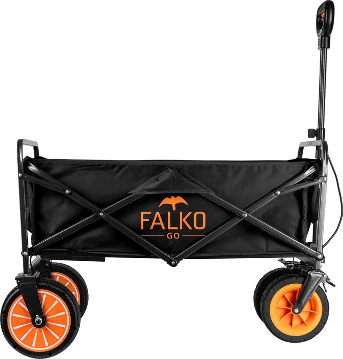 Genius Bollerwagen elektrisch Falko Go mit Antrieb - Akkubetrieb, Tragkraft 60 kg