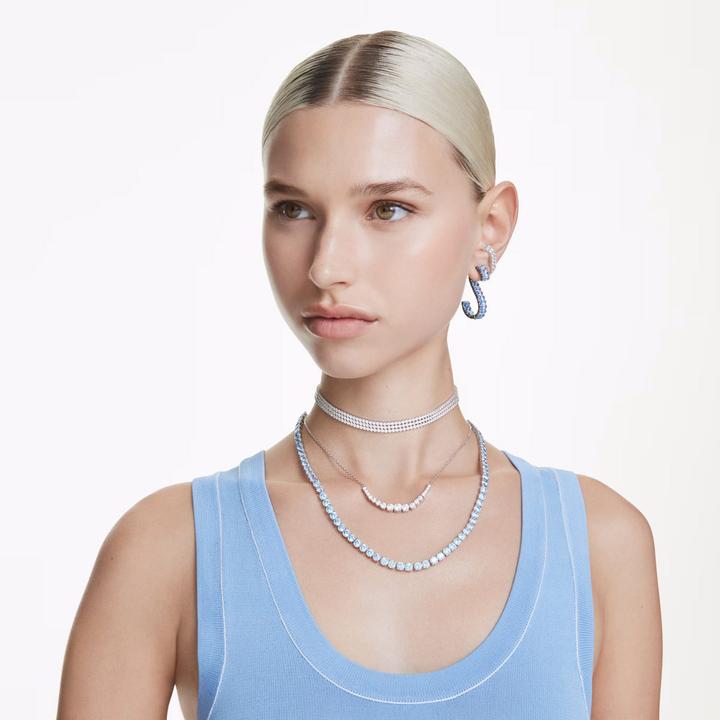 Produktbild Swarovski Matrix Halskette Rundschliffe im Farbverlauf Weiss (Swarovski Metall)